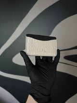 PALE ALLIGATOR CARD WALLET