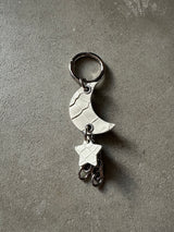 ALLIGATOR CRESCENT MOON CHARM