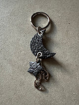 ALLIGATOR CRESCENT MOON CHARM