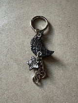 ALLIGATOR CRESCENT MOON CHARM